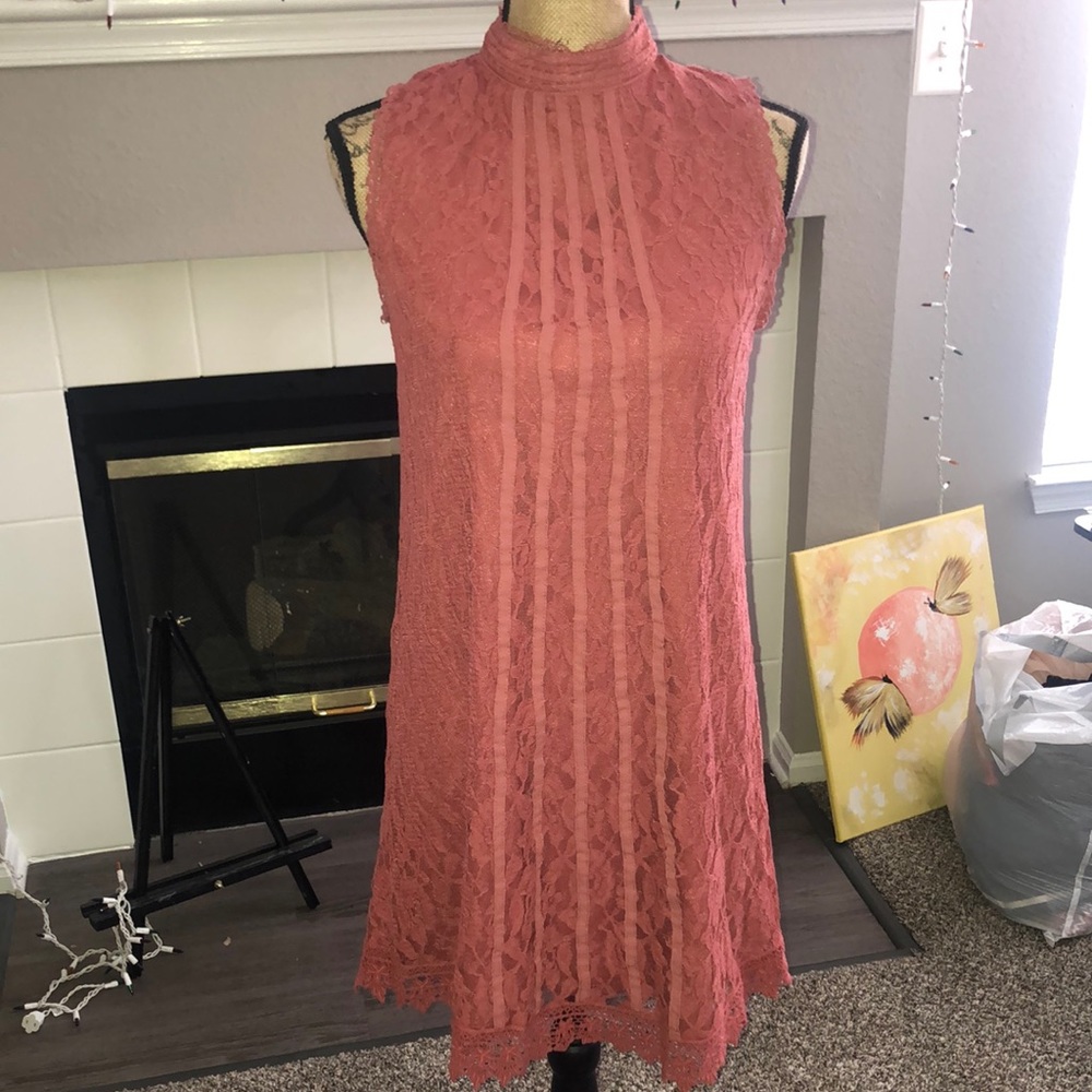 Pink Lace Dress